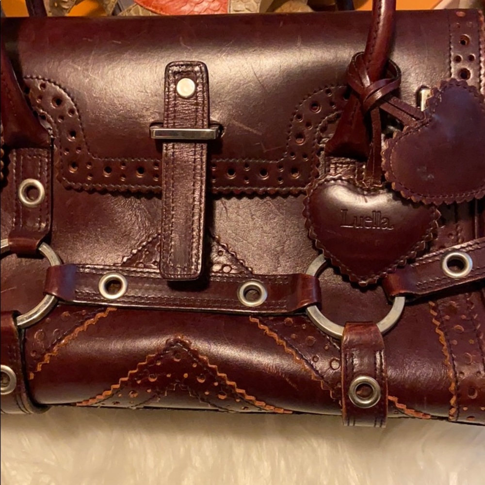 Luella burgundy bag